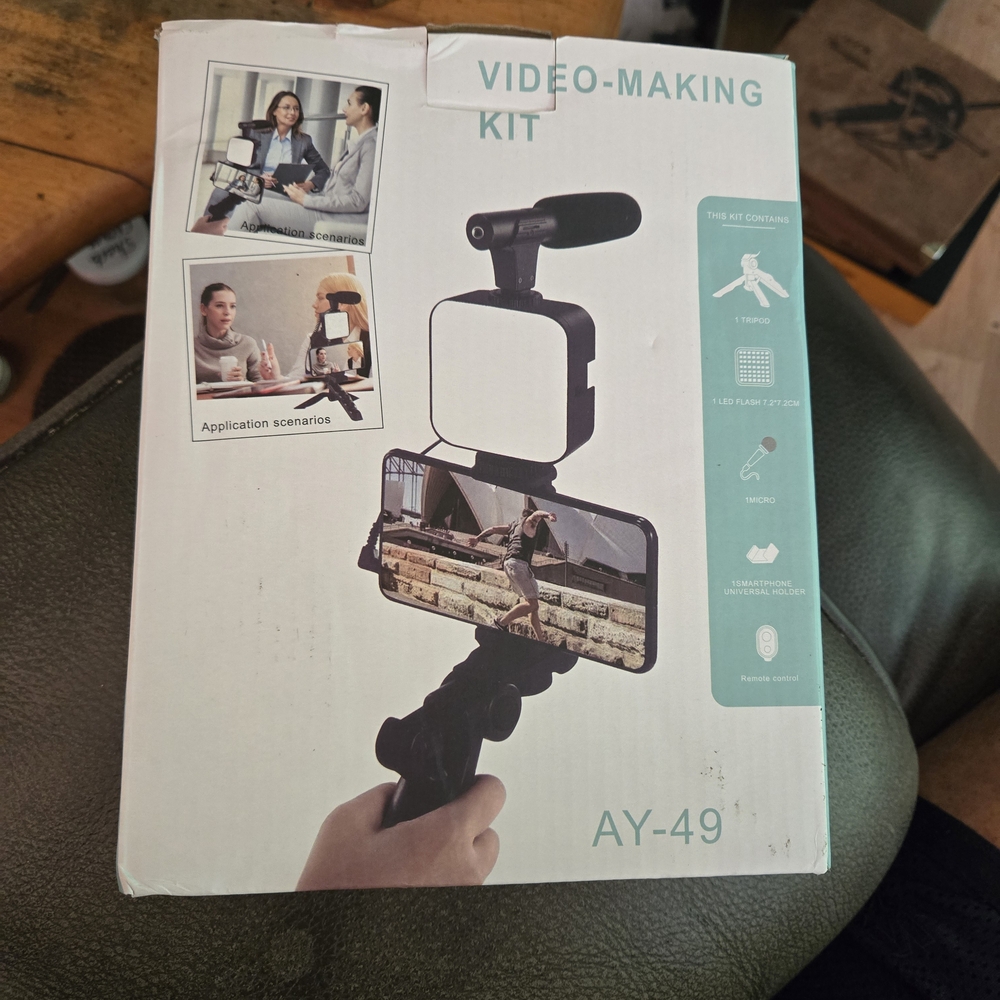 AY-49 Video Creation Kit with Black Accessories